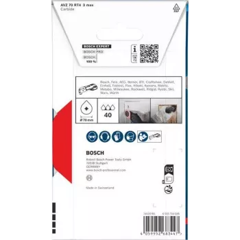 Pânză segmentată Bosch Expert Carbide-RIFF Starlock 85 mm RT3 grosieră pentru îndepărtarea chitului de rosturi