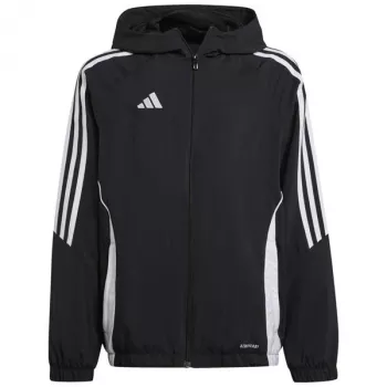 Jachetă de antrenament adidas Tiro 24 pentru copii, negru, 164 cm