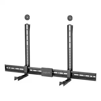 Suport universal pentru soundbar LogiLink BP0205, suport VESA, adâncime reglabilă 86-155mm, 15kg, negru