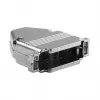 Capac metalic complet EFB Elektronik 29432.1V2 E-GP25G cu degajare de tracțiune, D-Sub 25 pini, ecranat EMI/RFI, aliaj de zinc, argintiu