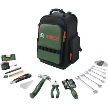 Set de 60 de piese cu rucsac pentru scule Bosch Power Tools (negru/verde)