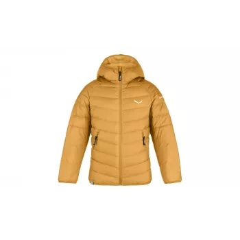 Jachetă de puf Salewa Brenta RDS pentru copii, Spruce Yellow, 116-128 cm