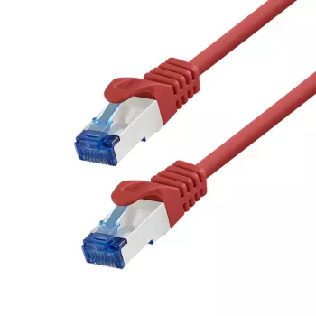 LogiLink Cablu patch Cat.6A CCA S/FTP LSZH, roșu, 10 m, EconLine