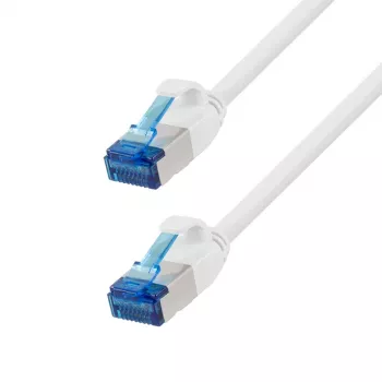 LogiLink SlimLine Cablu patch Cat.6A S/FTP LSZH, alb, 3 m