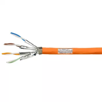 LogiLink Cablu de instalație Cat.7 600 MHz 23 AWG CCA, S/FTP 20 m, portocaliu