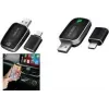 Adaptor wireless LogiLink BT0076 CarPlay & Android Auto, Bluetooth 5.0, USB-C la USB-A, negru