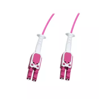 Cablu patch fibră optică LOGILINK Uniboot Push-Pull LC-LC OM4, 0,5 m