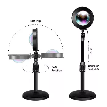 Lampă LED Sunset LOGILINK, 5W, cu telecomandă