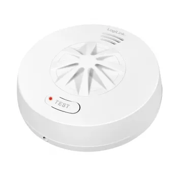 LogiLink SC0232 Detector de căldură alb 85 dB alarmă clasa A1 54-65°C alimentat cu baterie