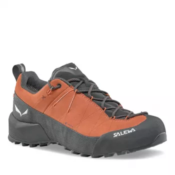 Pantofi de drumeție joși Salewa Wildfire Leather 2 GTX pentru bărbați, Bombay Brown/negru, EU 44.5