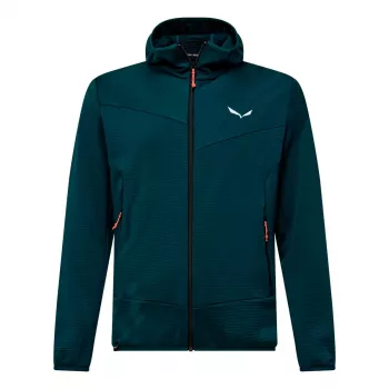 Jachetă fleece de trekking Salewa Puez Altavia PL HD pentru bărbați, Pond Blue, XL