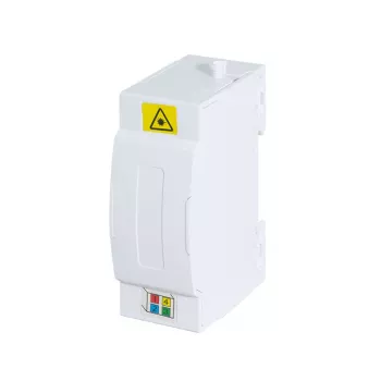 Cutie de terminare FTTH LogiLink FB1009 pentru montaj pe șină DIN, 4 porturi, albă