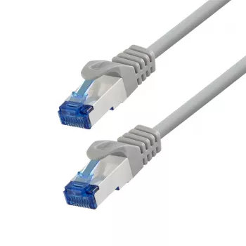 Cablu patch LogiLink Cat.6A CCA S/FTP LSZH, gri, 5 m, EconLine