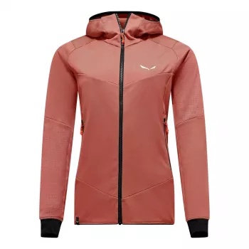 Geacă Salewa Sella Crevasse HD pentru femei, Desert Pink, mărimea S