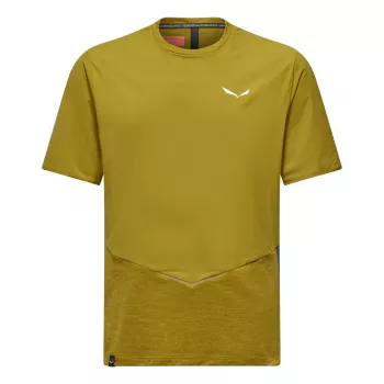 Tricou Salewa Pedroc Dry Wind, Olive Oil, pentru bărbați, 48