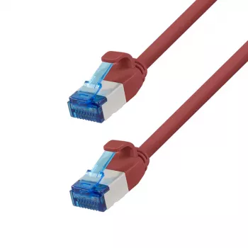 Cablu patch LogiLink Cat.6A Slim S/FTP LSZH, roșu, 10 m