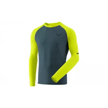 Tricou de alergare cu mânecă lungă Salewa Dynafit Alpine Pro pentru bărbați, Ultra Yellow, mărimea L