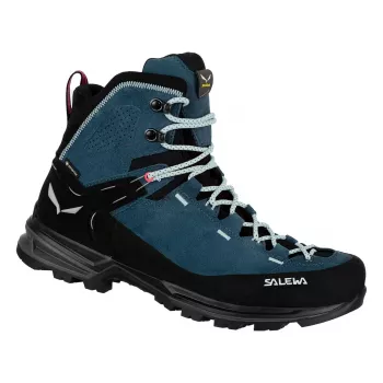 Bocanci de drumeție Salewa MTN Trainer 2 Mid GTX pentru femei, Dark Denim/negru, UK 7.5 (EU 41)