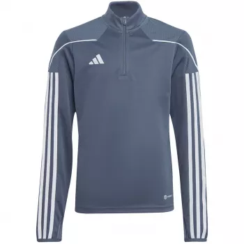 Jachetă de antrenament adidas Tiro 23 League gri alb junior 152cm HS3491