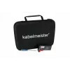 Cutie de depozitare baterii Kabelmeister cu tester integrat pentru AA, AAA, C, D, 9V și baterii buton - Negru