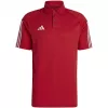 Tricou polo adidas Tiro 23 Competition Team Power Red/alb pentru bărbați S