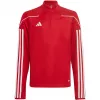 Bluză de antrenament adidas Tiro 23 League pentru copii roșie HS3489 140cm