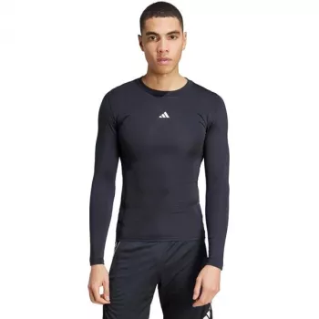 Tricou cu mânecă lungă adidas Techfit pentru bărbați negru mărimea M