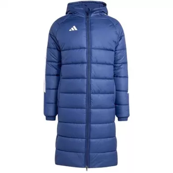 Geacă lungă matlasată adidas Tiro 24 pentru bărbați, Team Navy Blue 2/alb, mărimea M