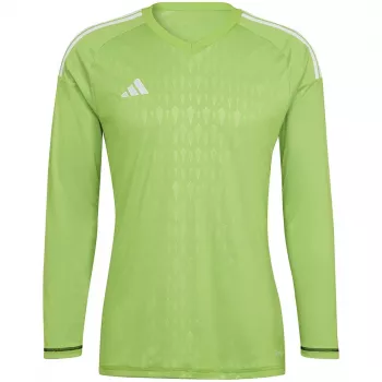 Tricou de portar adidas Tiro 23 Competition cu mânecă lungă, Semi Impact Green, HK7693
