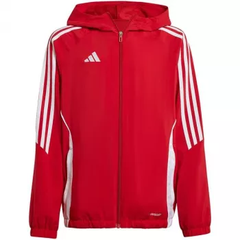 Geacă de antrenament adidas Tiro 24 pentru copii roșie 128cm