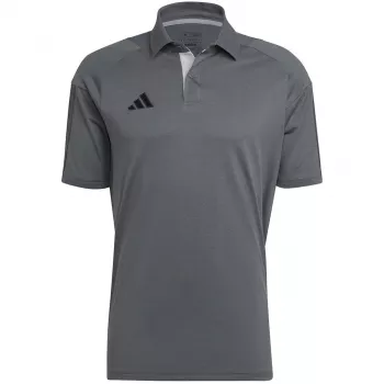 Tricou polo adidas Tiro 23 Competition gri Four/negru HU1344 S