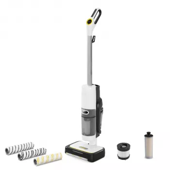 Curățător cu abur Kärcher SCV 4 Deluxe Select cu reglare a aburului în 2 trepte, rezervor de 1,3 L, 2000 W, duză de pardoseală EasyFix, funcție de realimentare