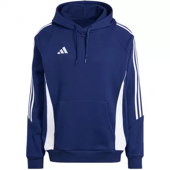 Hanorac de fotbal adidas Tiro 24 Sweat Hooded albastru IR7546 bărbați