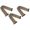 Set de cabluri jumper Kabelmeister 40 pini, 3 panglici (tată-tată, mamă-mamă, tată-mamă), 20 cm, 24 AWG, culori curcubeu, pentru Arduino, Raspberry Pi, breadboard