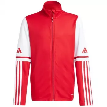 Hanorac de antrenament adidas Squadra 25 pentru copii, roșu, 140cm