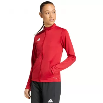 Jachetă de antrenament adidas Entrada 26 pentru femei, roșu, M