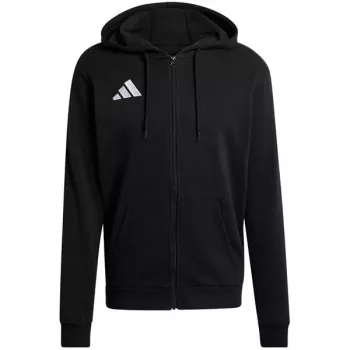 Hanorac cu fermoar integral adidas Entrada 26 pentru bărbați, negru, Medium