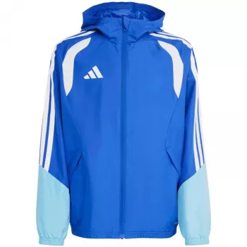 Jachetă adidas Tiro 26 Competition All Weather pentru juniori, Team Navy Blue 2/alb, 140 cm