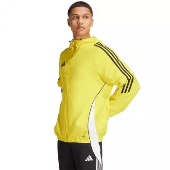 Jachetă de antrenament adidas Tiro 24 pentru bărbați, Team Solar Yellow 2/negru, XL