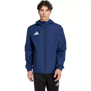Geacă de fotbal adidas Entrada 26 All Weather pentru bărbați, bleumarin, 2XL