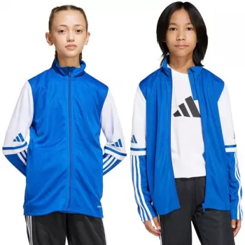Tricou de antrenament adidas Squadra 25 pentru juniori, Team Royal Blue/alb, 140 cm
