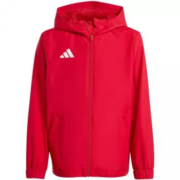 Geacă adidas Entrada 26 All Weather pentru copii unisex, roșu, 152 cm
