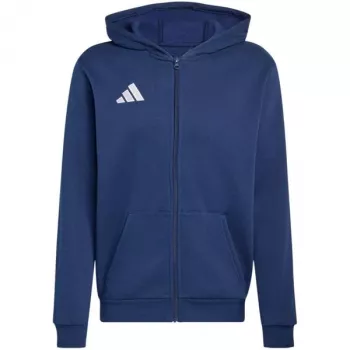 Hanorac cu fermoar complet adidas Entrada 26 pentru copii, Navy Blue, 116 cm