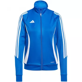 Bluză sport de antrenament adidas Tiro 24 pentru femei, Team Royal Blue/alb, mărimea M