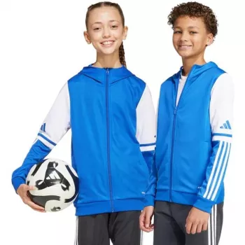 Hanorac cu glugă adidas Squadra 25 pentru copii, Team Royal Blue/alb, JD4802, 164cm