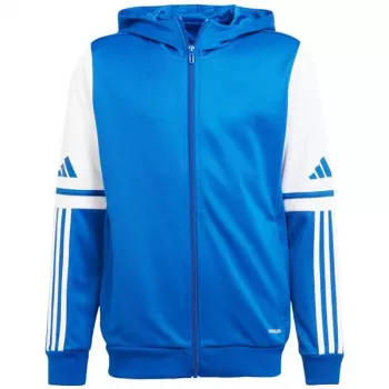 Hanorac cu glugă adidas Squadra 25 pentru copii, Team Royal Blue/alb, JD4802, 164cm