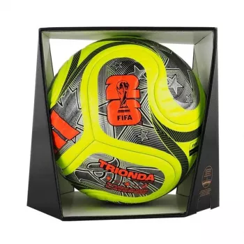 Minge de fotbal adidas World Cup 26 Trionda Pro Winter mărimea 5 verde/negru/argintiu JD8023