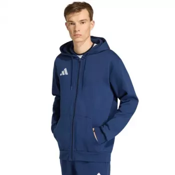 Hanorac cu fermoar complet adidas Entrada 26 pentru bărbați, Team Navy Blue, XL