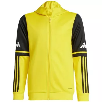 Hanorac adidas Squadra 25 pentru copii, galben/negru, 140 cm