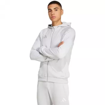 Hanorac cu fermoar integral adidas Tiro 25 pentru bărbați, gri, XL